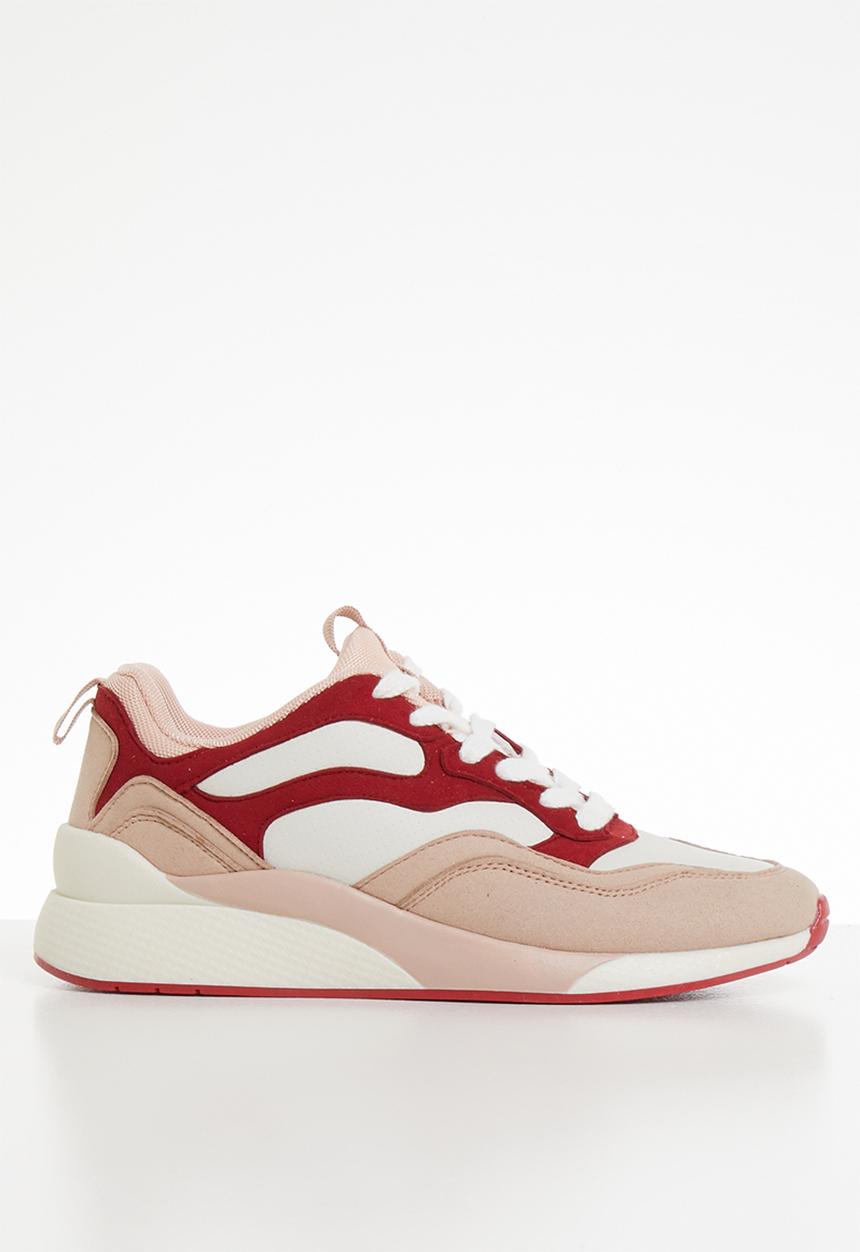 Vero Moda - Margrethe sneaker - pink & red 