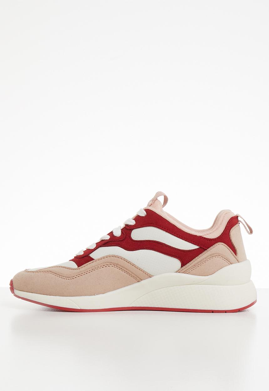 Vero Moda - Margrethe sneaker - pink & red 