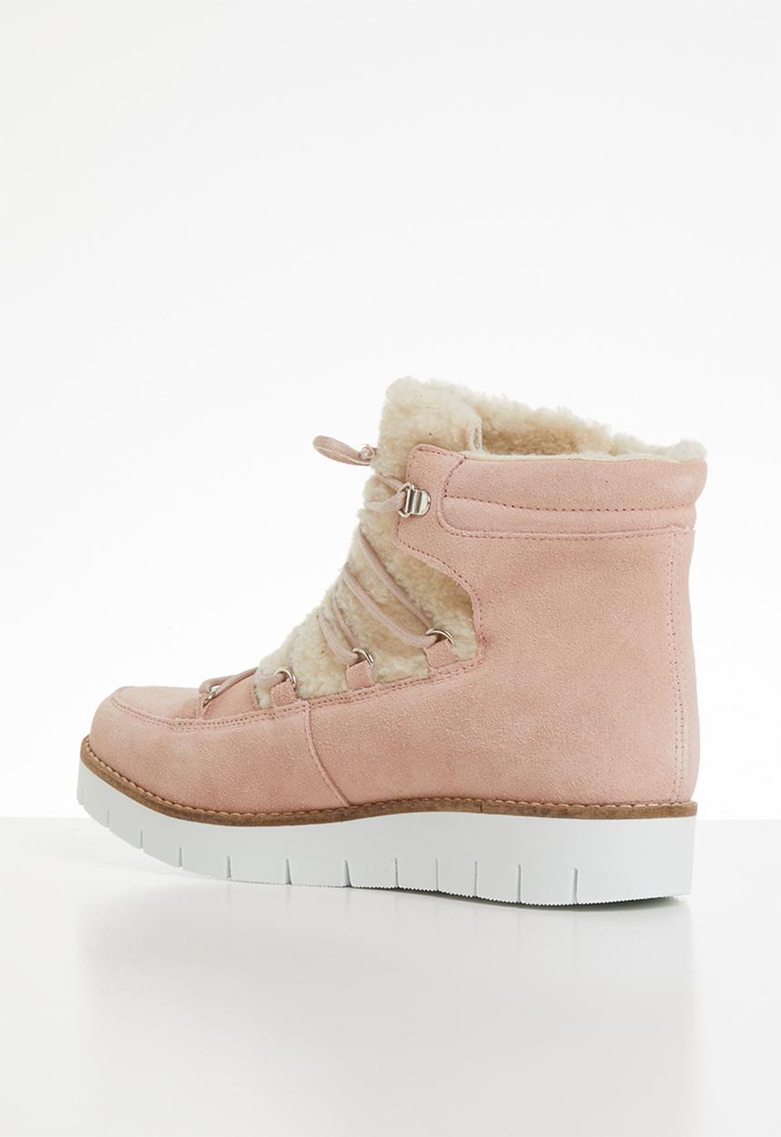 Vero Moda - Elsa leather boot - pink