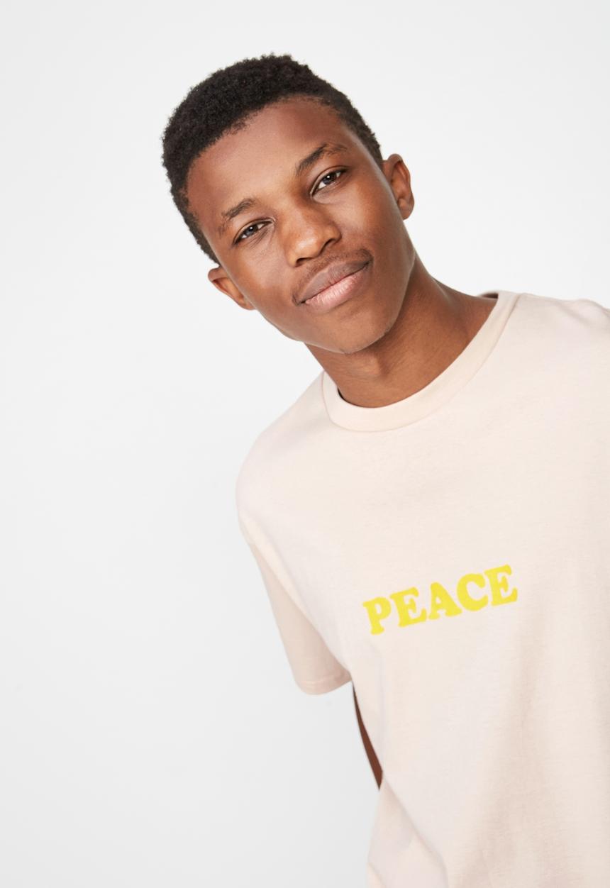 Cotton On - Dylan tee - beige