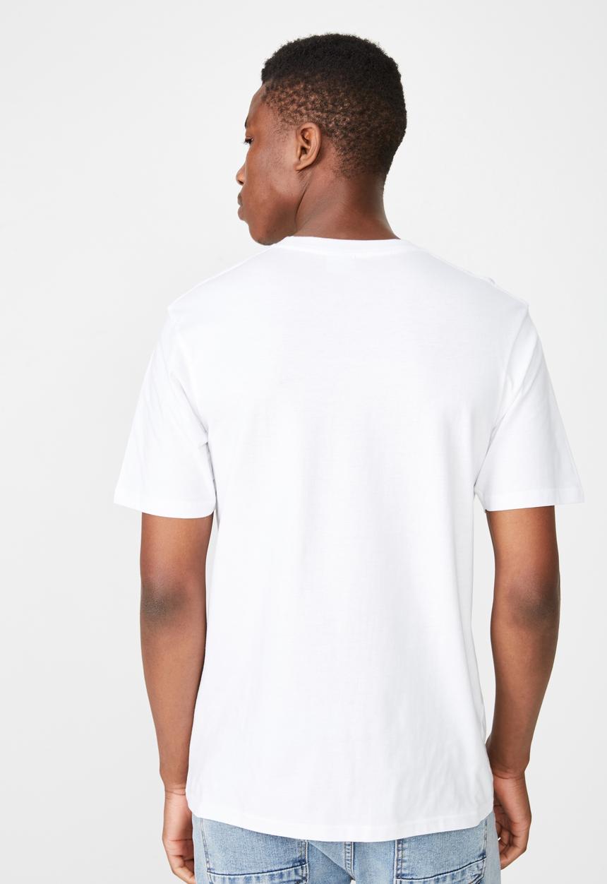 Cotton On - Ice cold tbar art T-shirt - white