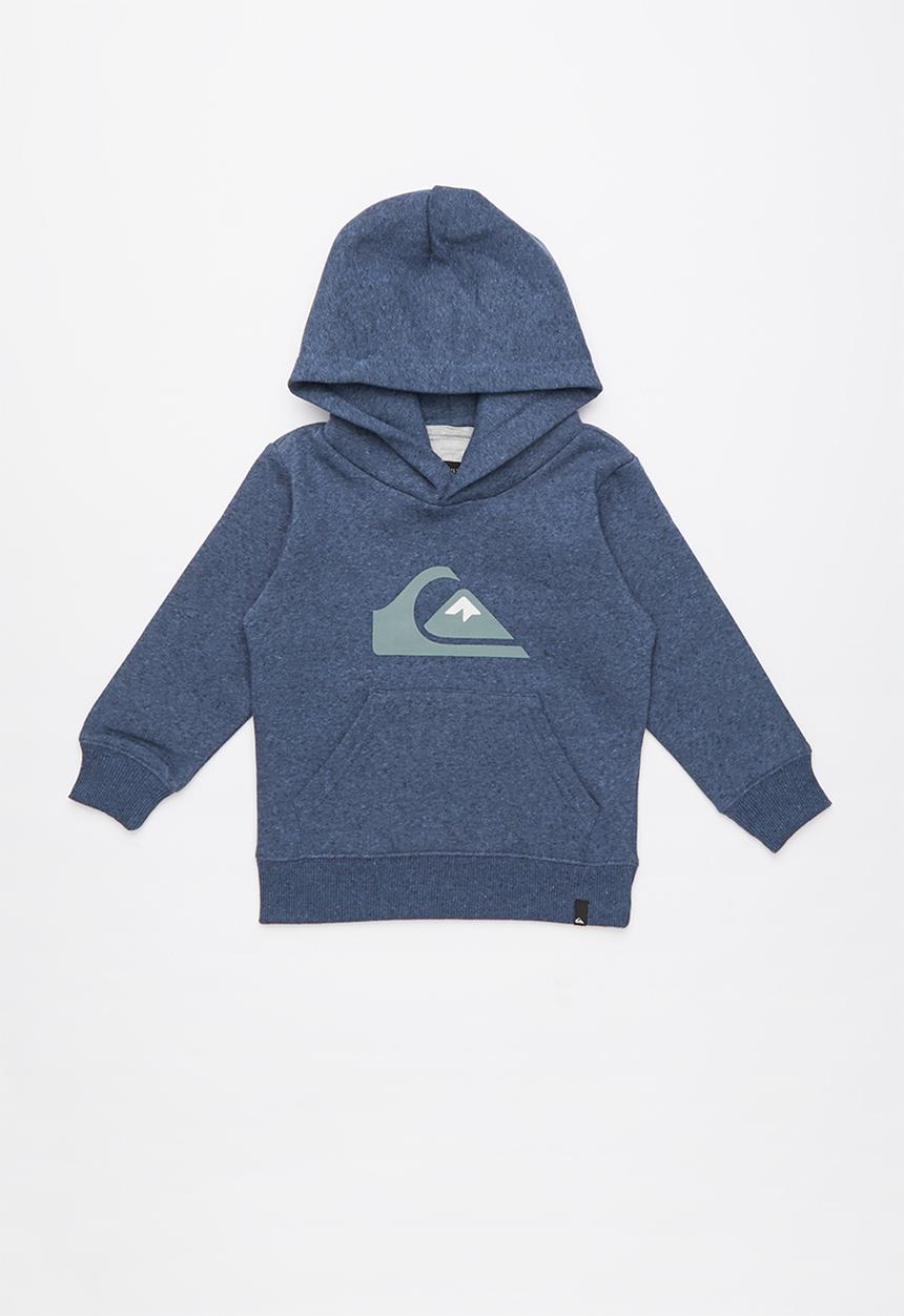 Quiksilver - Big logo hoodie boy - blue