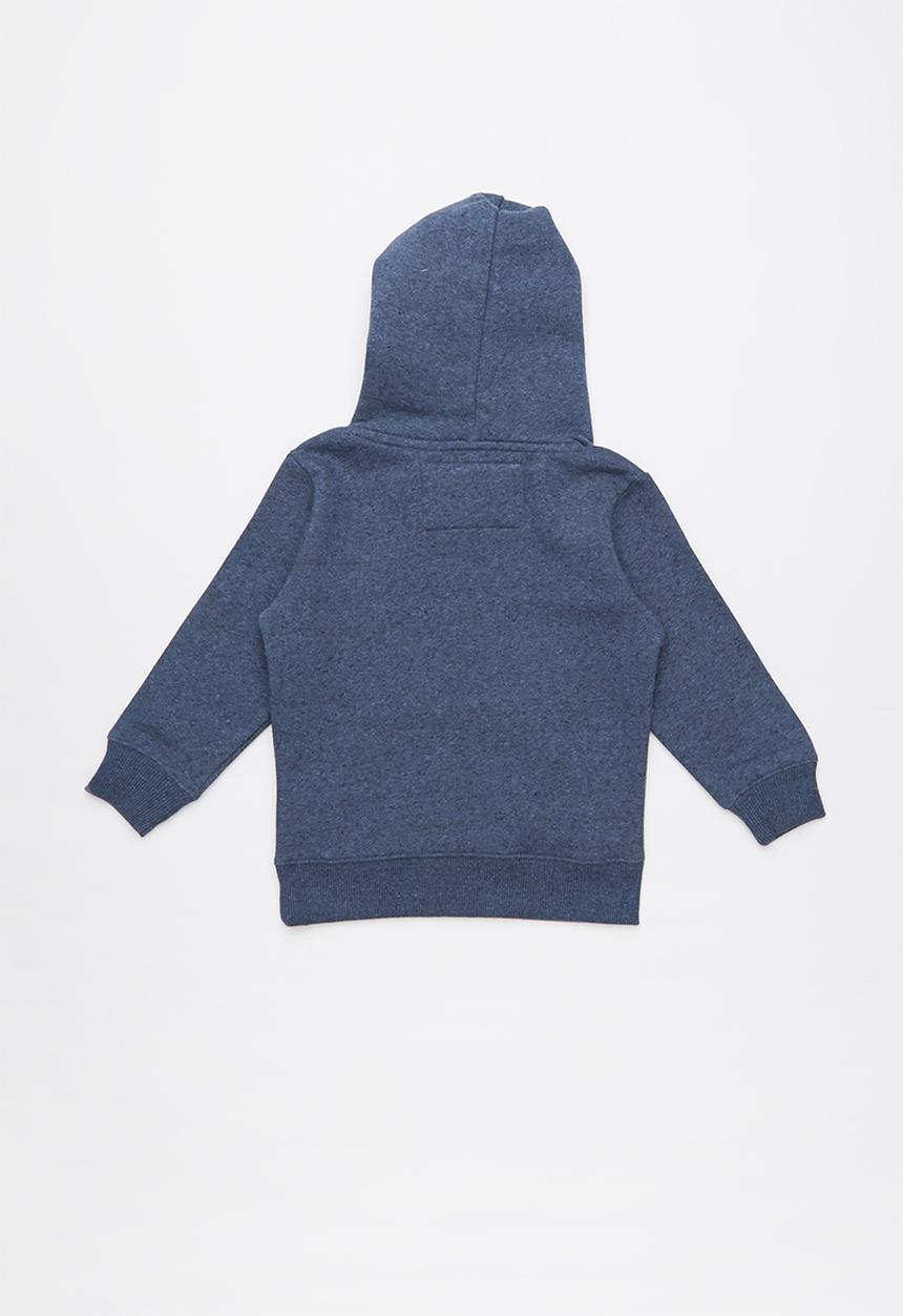 Quiksilver - Big logo hoodie boy - blue