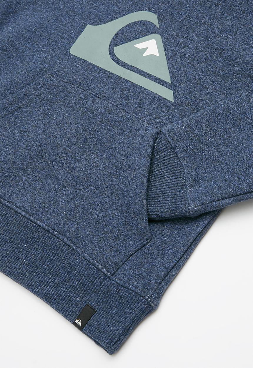 Quiksilver - Big logo hoodie boy - blue
