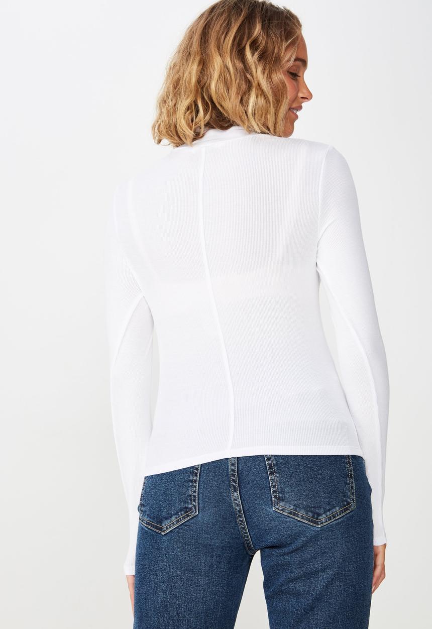 Cotton On - Haze long sleeve top - white