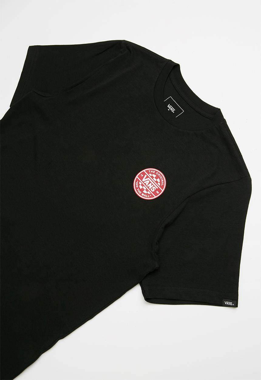 Vans - Checker co. short sleeve tee - black & red