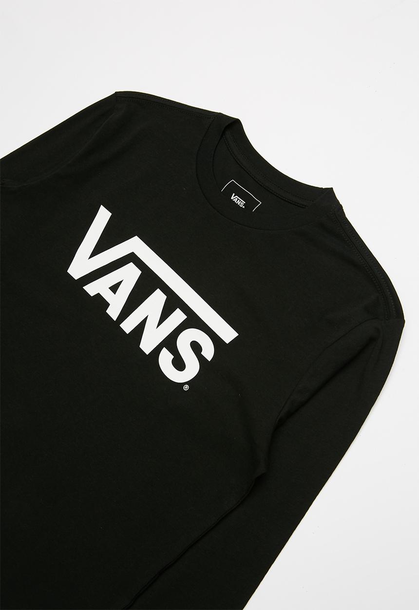 Vans - Vans classic long sleeve top - black & white