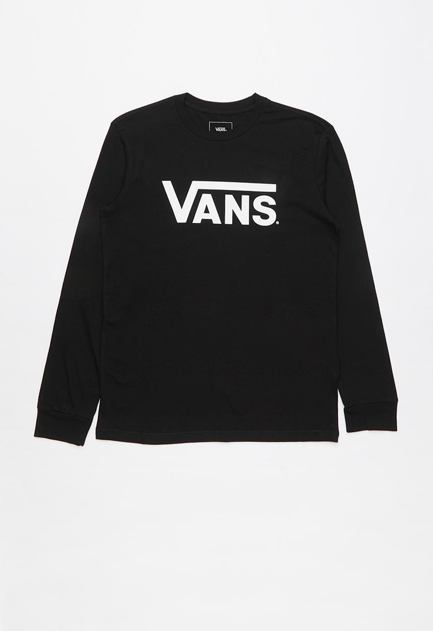 Vans - Vans classic long sleeve top - black & white