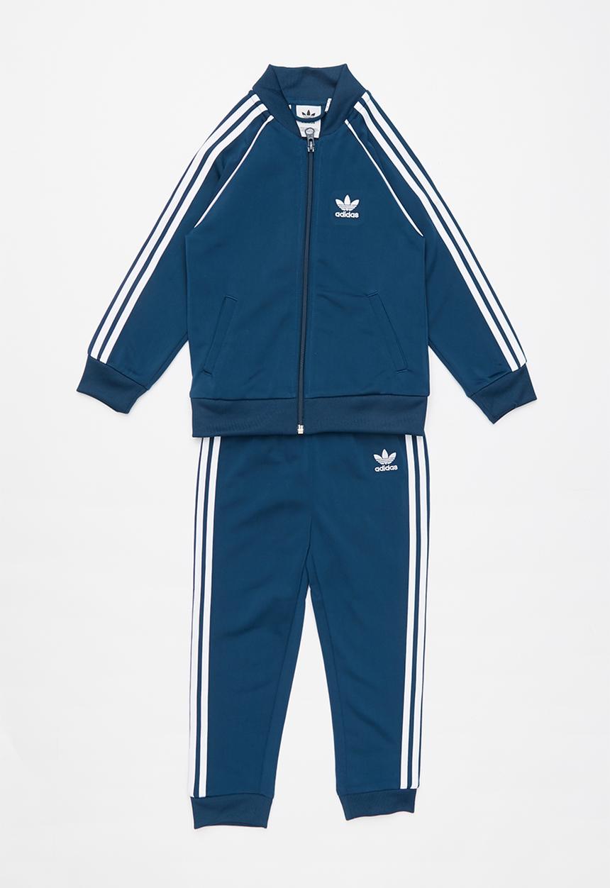adidas Originals - Superstar track suit - blue & white