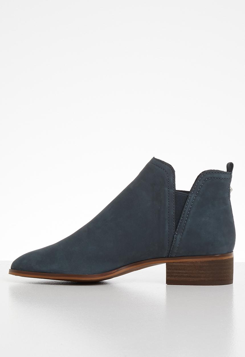 ALDO - Araecien leather boot - navy nubuck