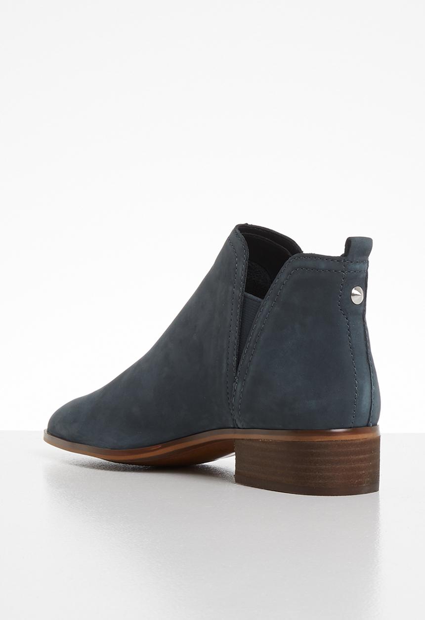 ALDO - Araecien leather boot - navy nubuck