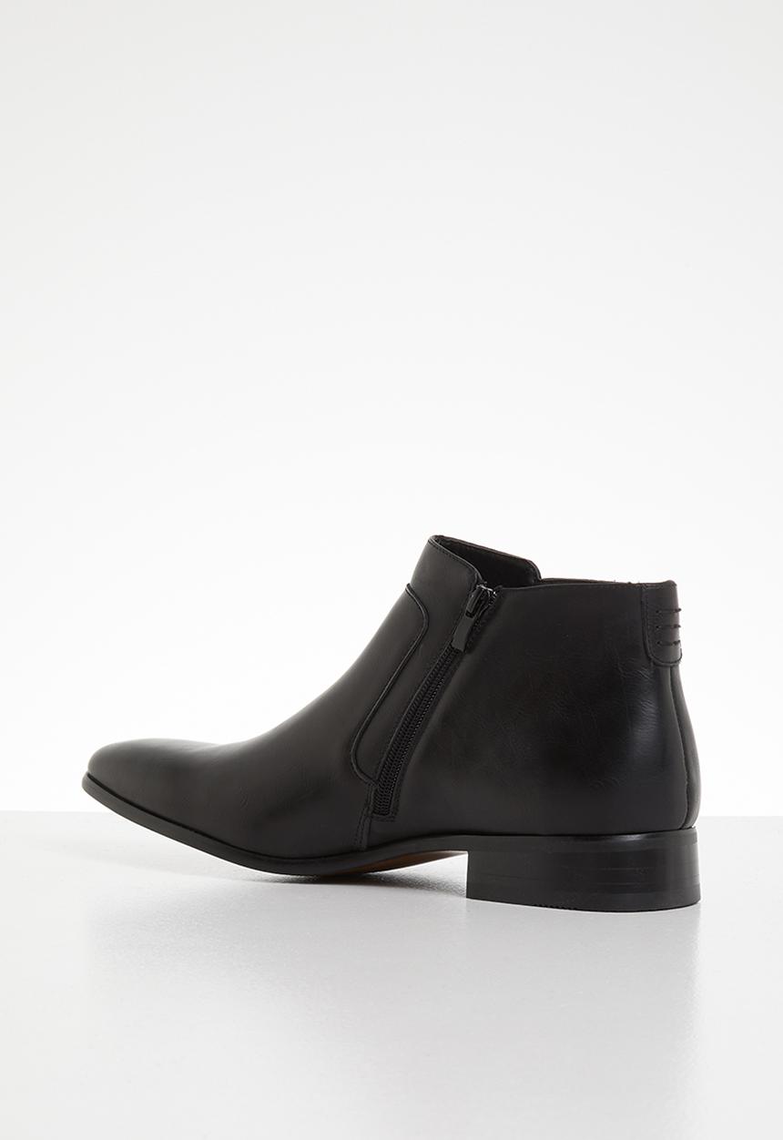 Gino Paoli - Caleb lace-up boot - black