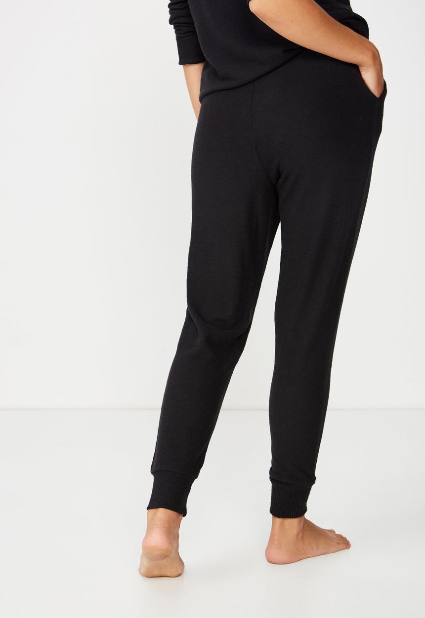 Cotton On - Supersoft slim fit pant  - black