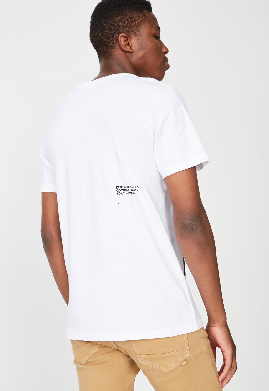 Cotton On - Tokyo Tbar photo T-shirt - white