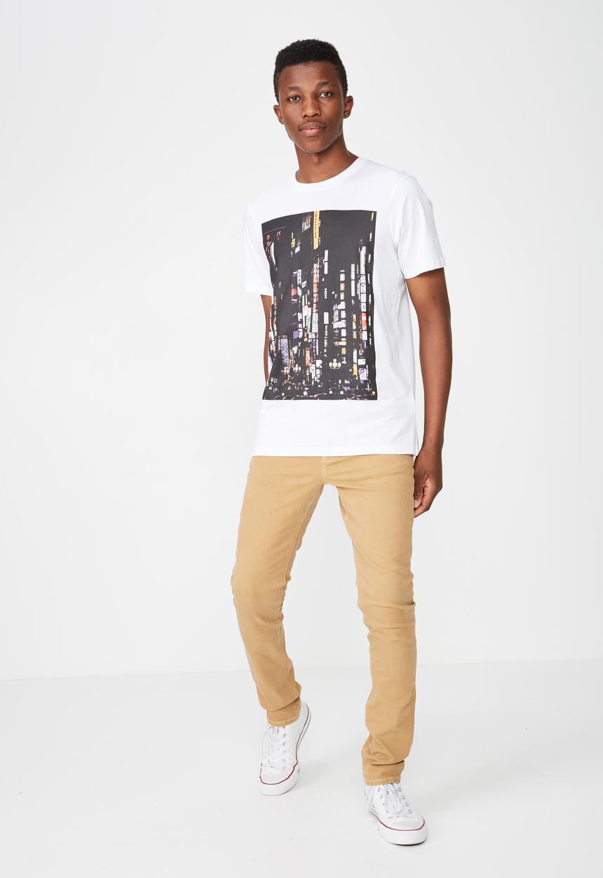 Cotton On - Tokyo Tbar photo T-shirt - white