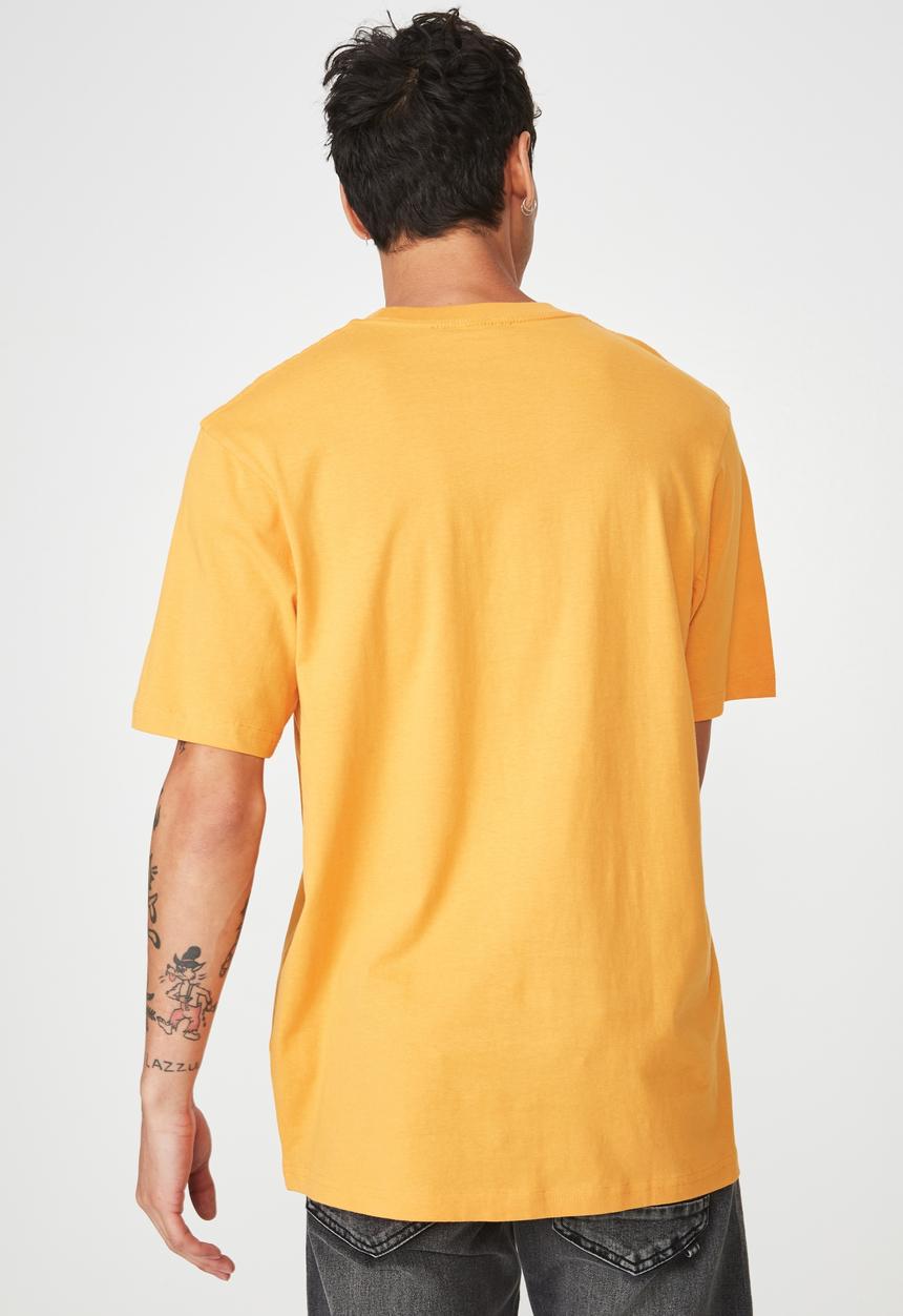 Cotton On - Let the sparks fly Tbar art T-shirt - orange