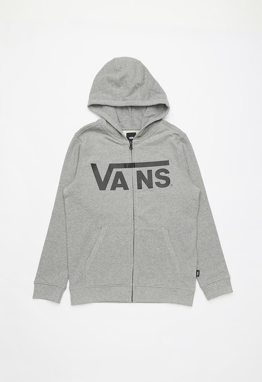 Vans - Vans classic zip hoodie boys - grey & black