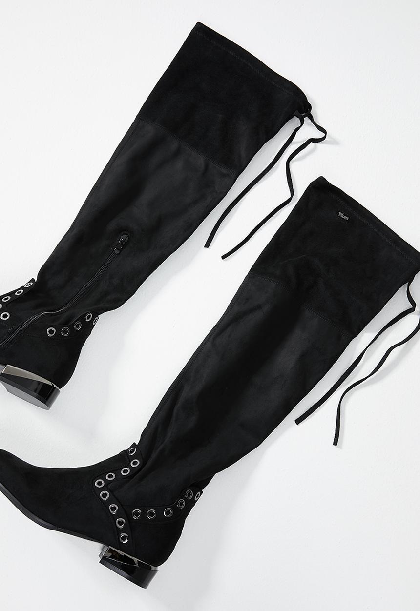 Plum - Pula boot - black