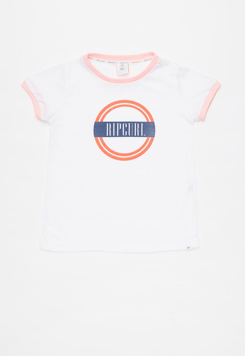 Rip Curl - Dawn break tee - white & pink