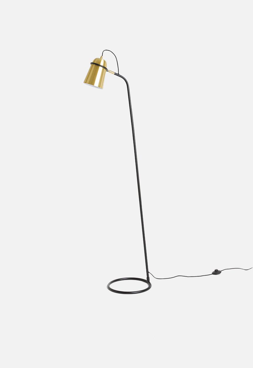 Sixth Floor - Hellos floor lamp - gold