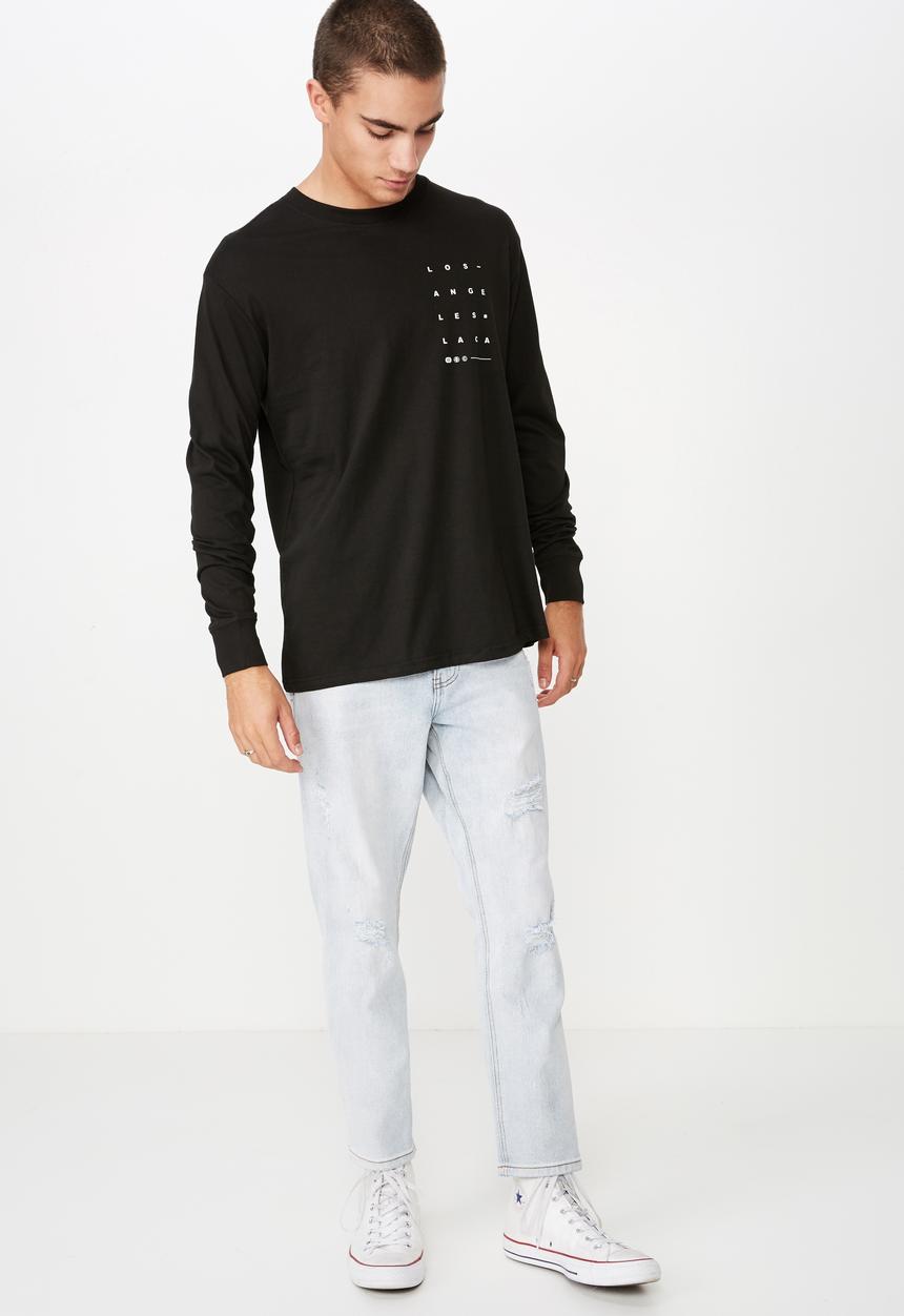Cotton On - Tbar long sleeve tee - black