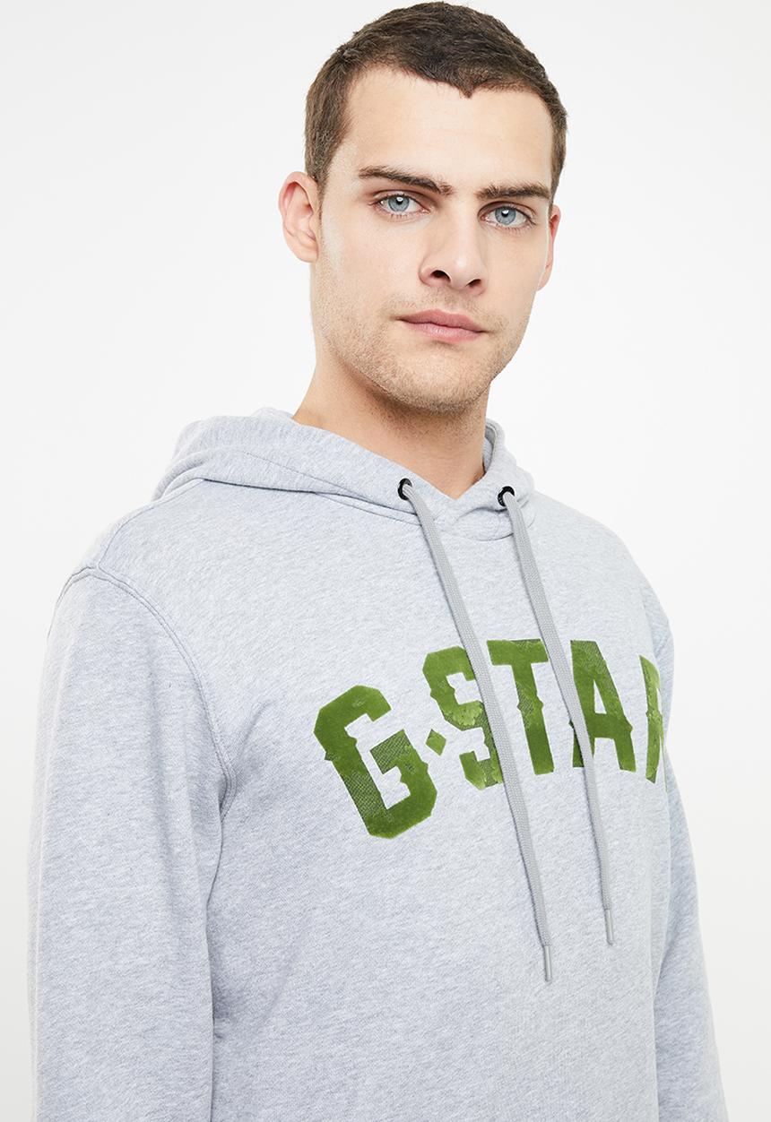 G-STAR - Halgen hooded sweater - grey