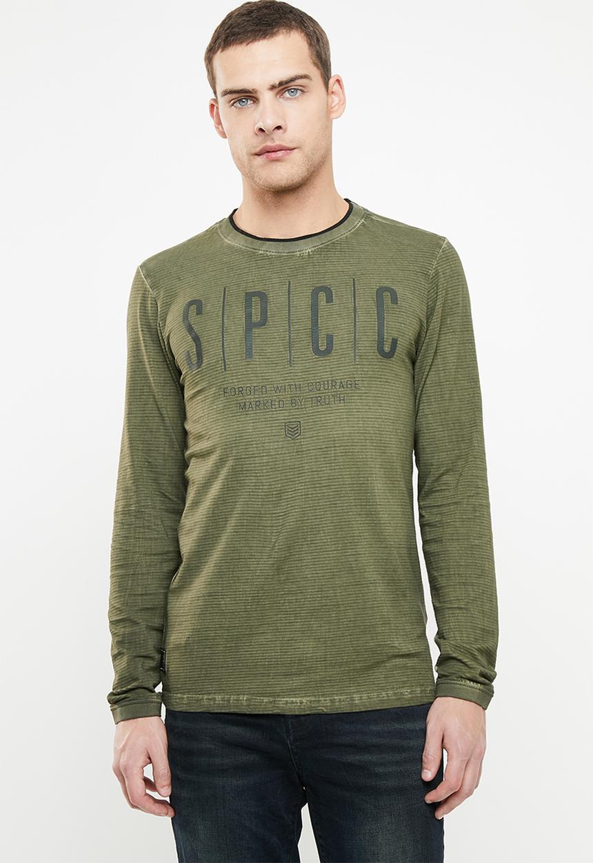 S.P.C.C - The d.m.z long sleeve tee - green