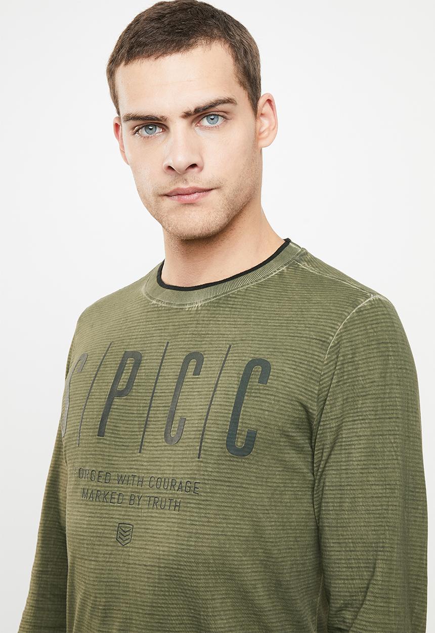 S.P.C.C - The d.m.z long sleeve tee - green
