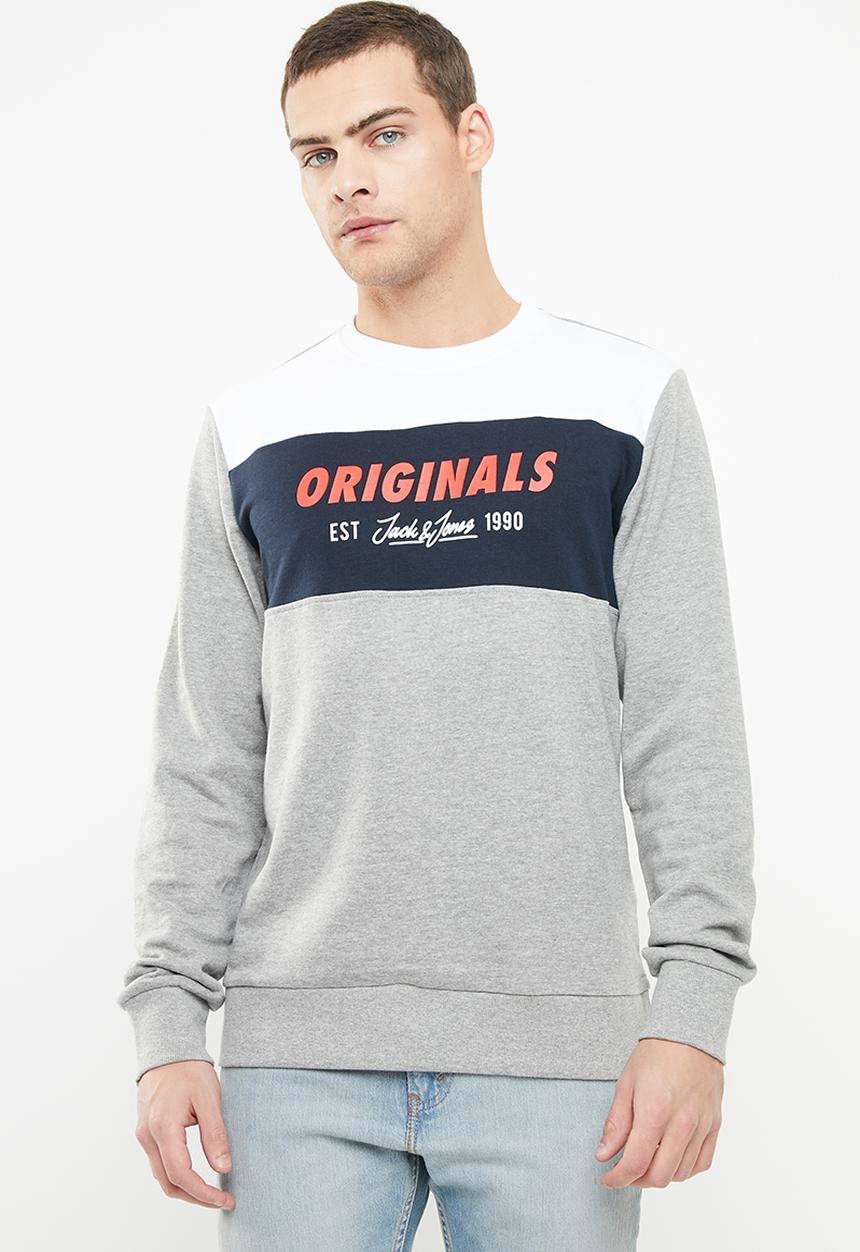 Jack & Jones - Shakedown crew neck sweat - multi