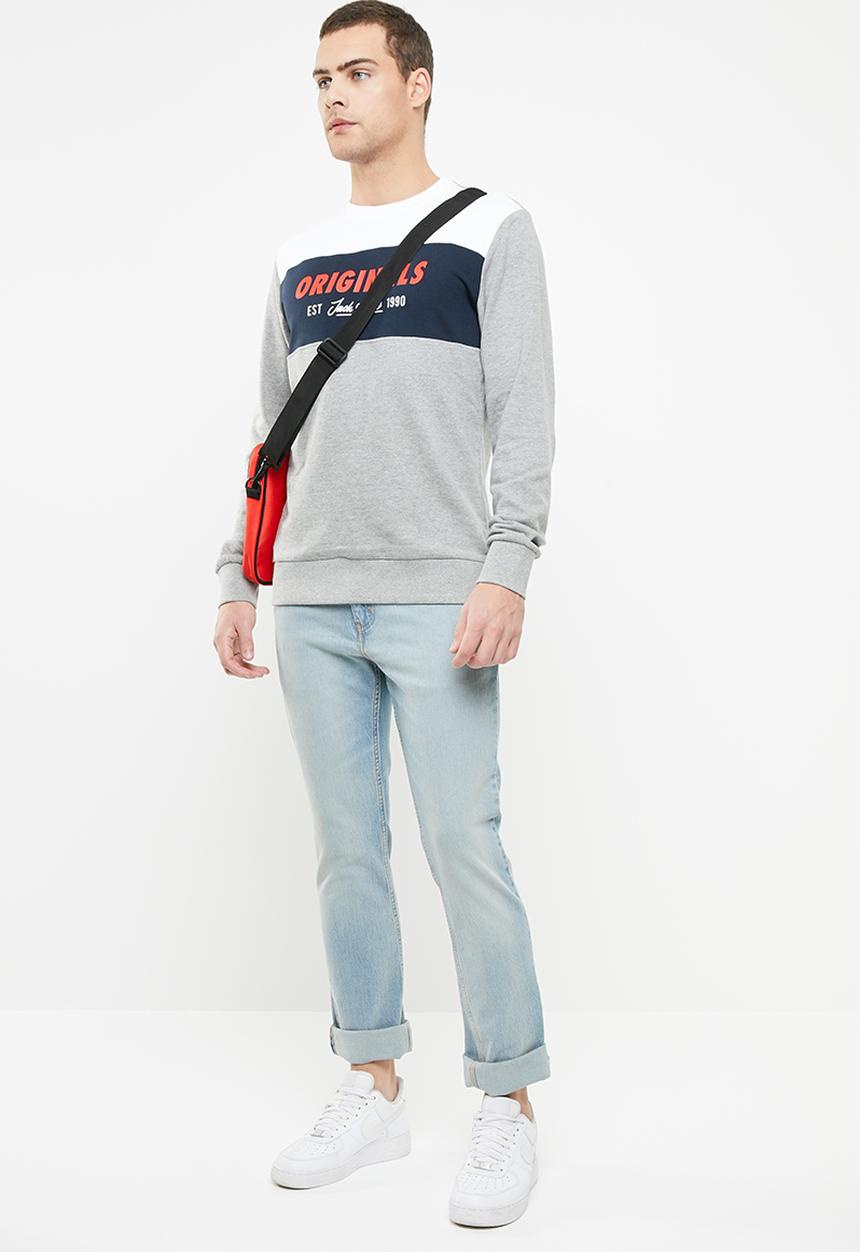 Jack & Jones - Shakedown crew neck sweat - multi