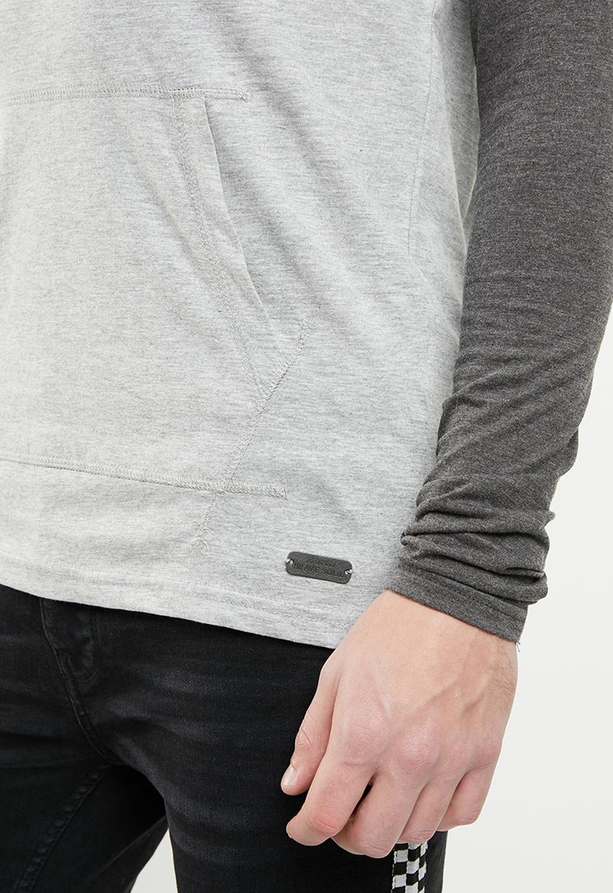 Brave Soul - Riviera tee - grey