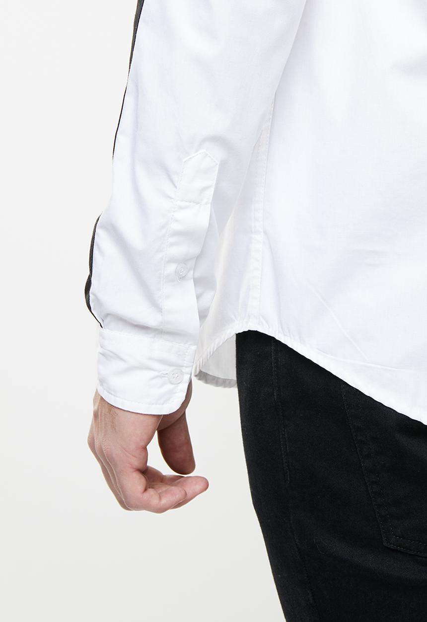 Brave Soul - Lotus shirt - white