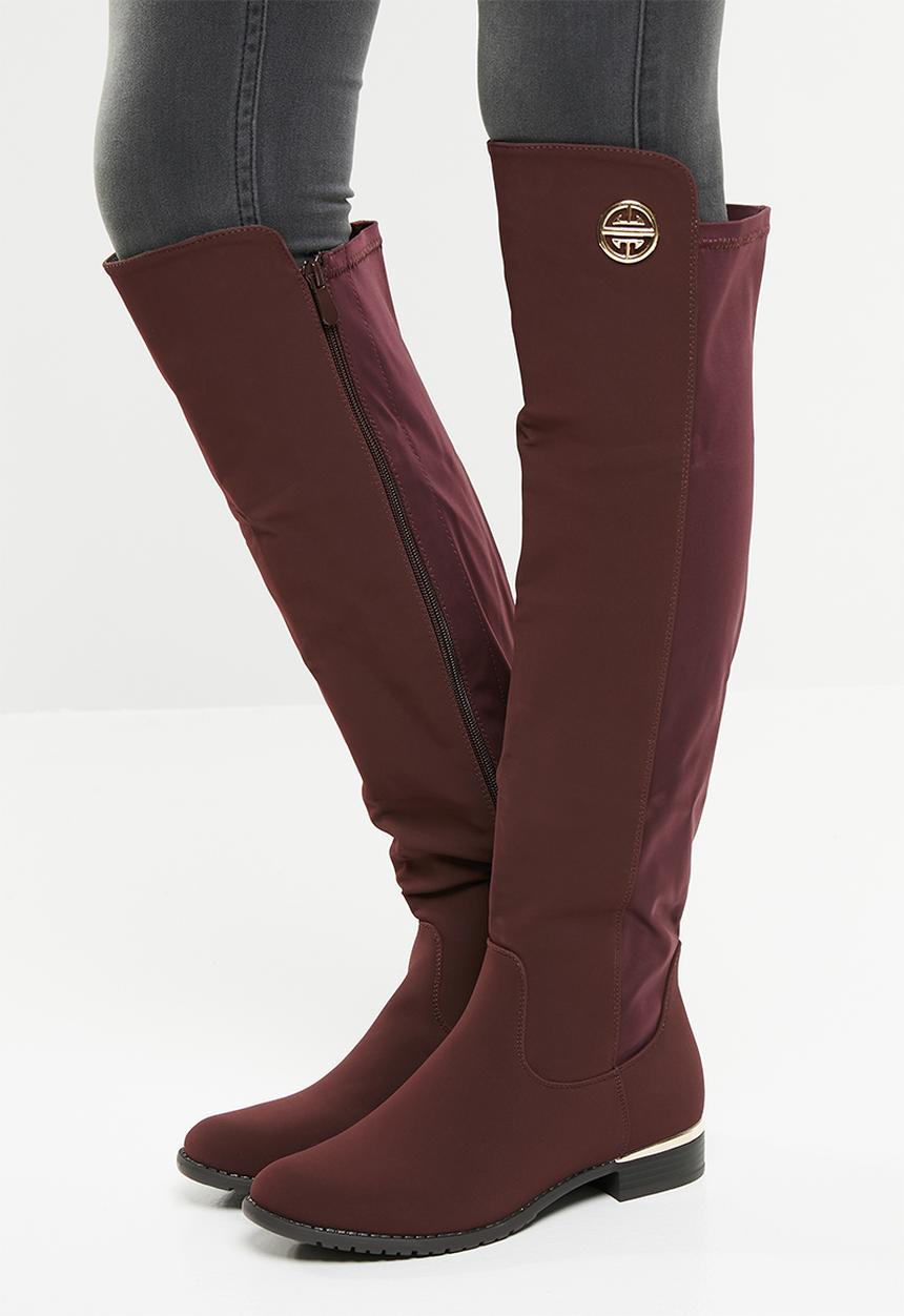 Miss Black - Hadar 3 boot - burgundy