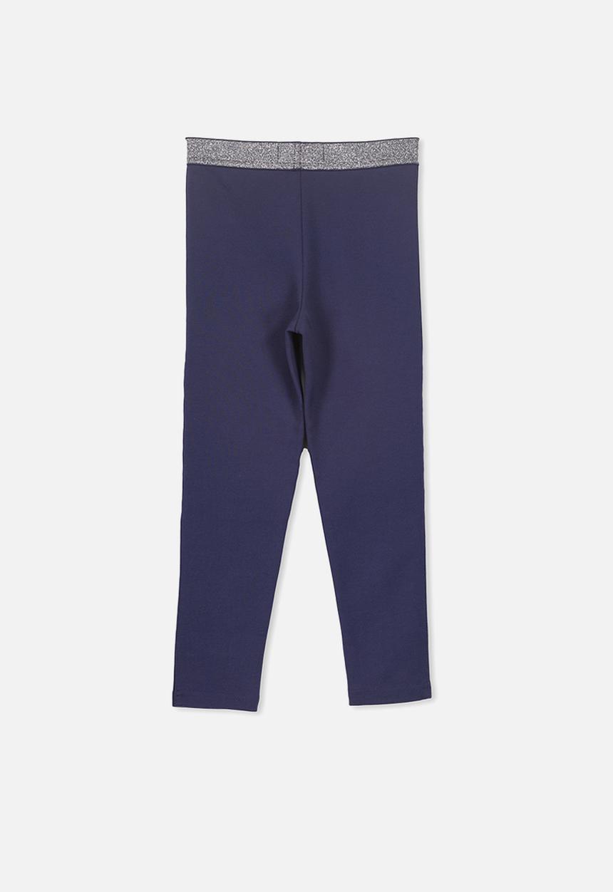 Cotton On - Delevigne pant - navy & silver