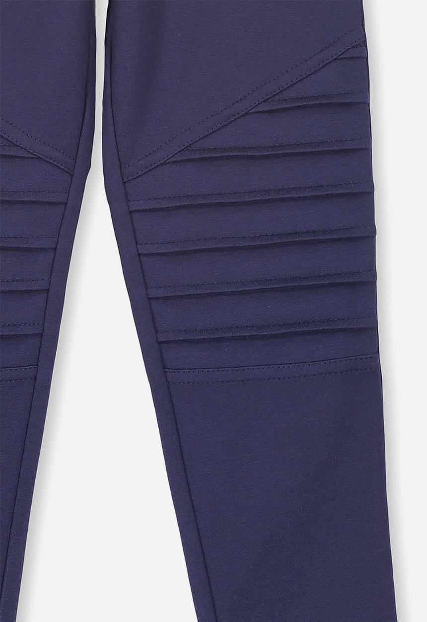 Cotton On - Delevigne pant - navy & silver