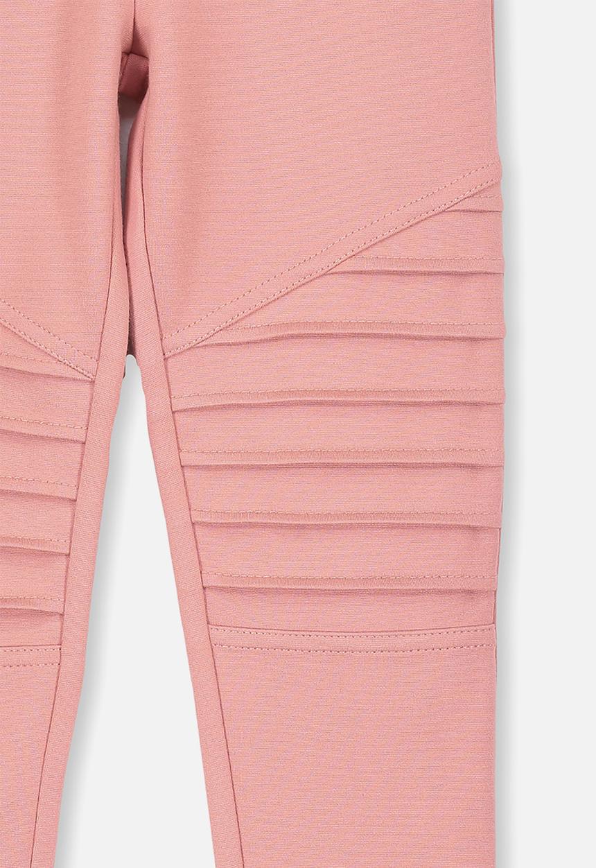 Cotton On - Delevigne pant - pink & silver