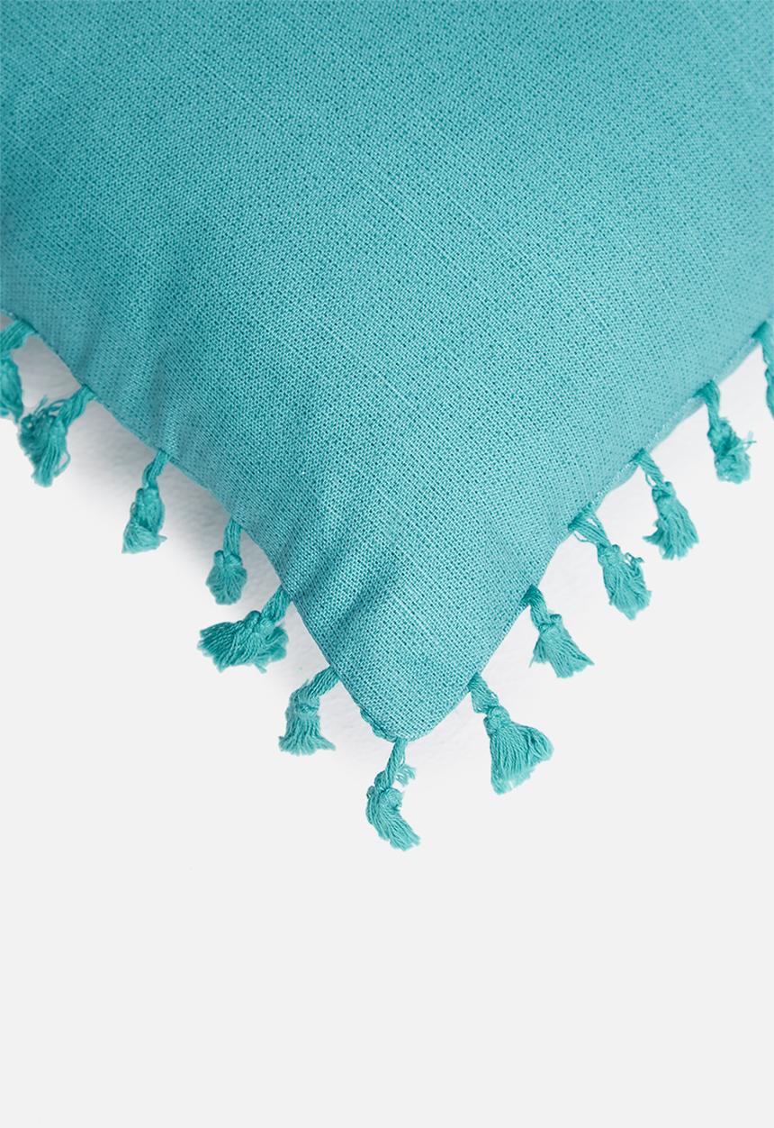 Sixth Floor - Lula cushion cover - pagoda blue
