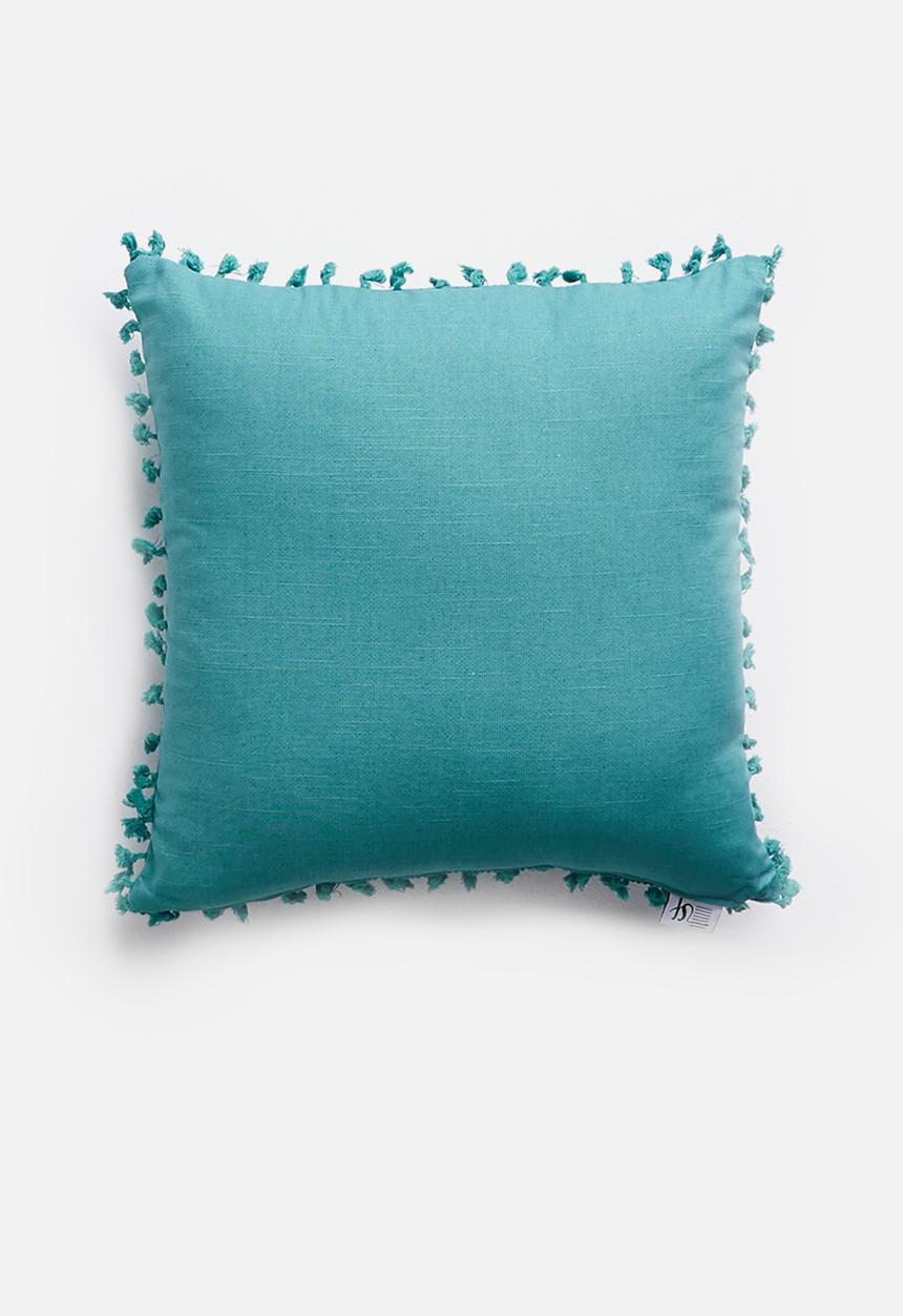 Sixth Floor - Lula cushion cover - pagoda blue