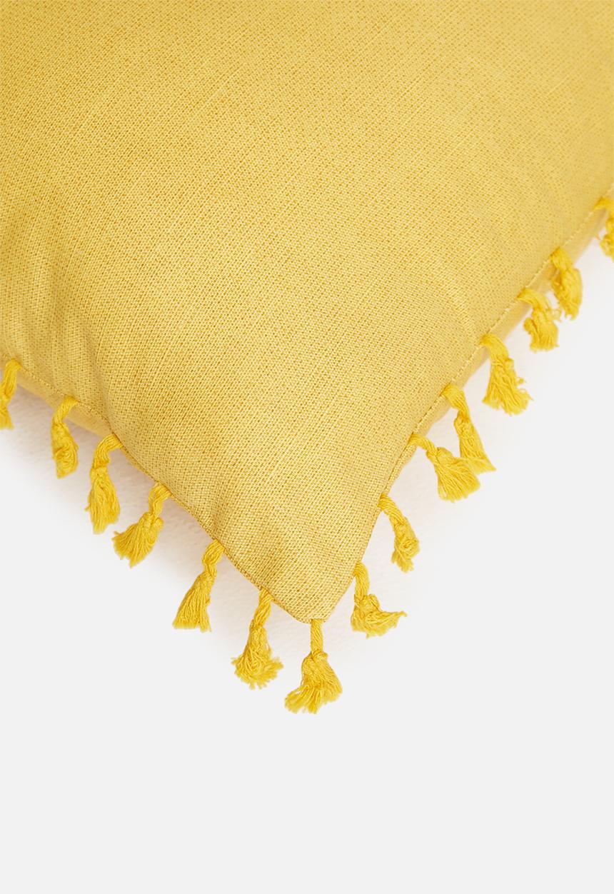 Sixth Floor - Lula cushion cover - spicy mustard