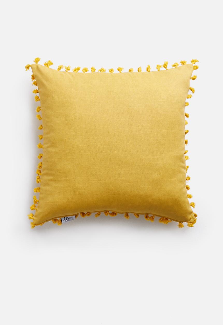 Sixth Floor - Lula cushion cover - spicy mustard