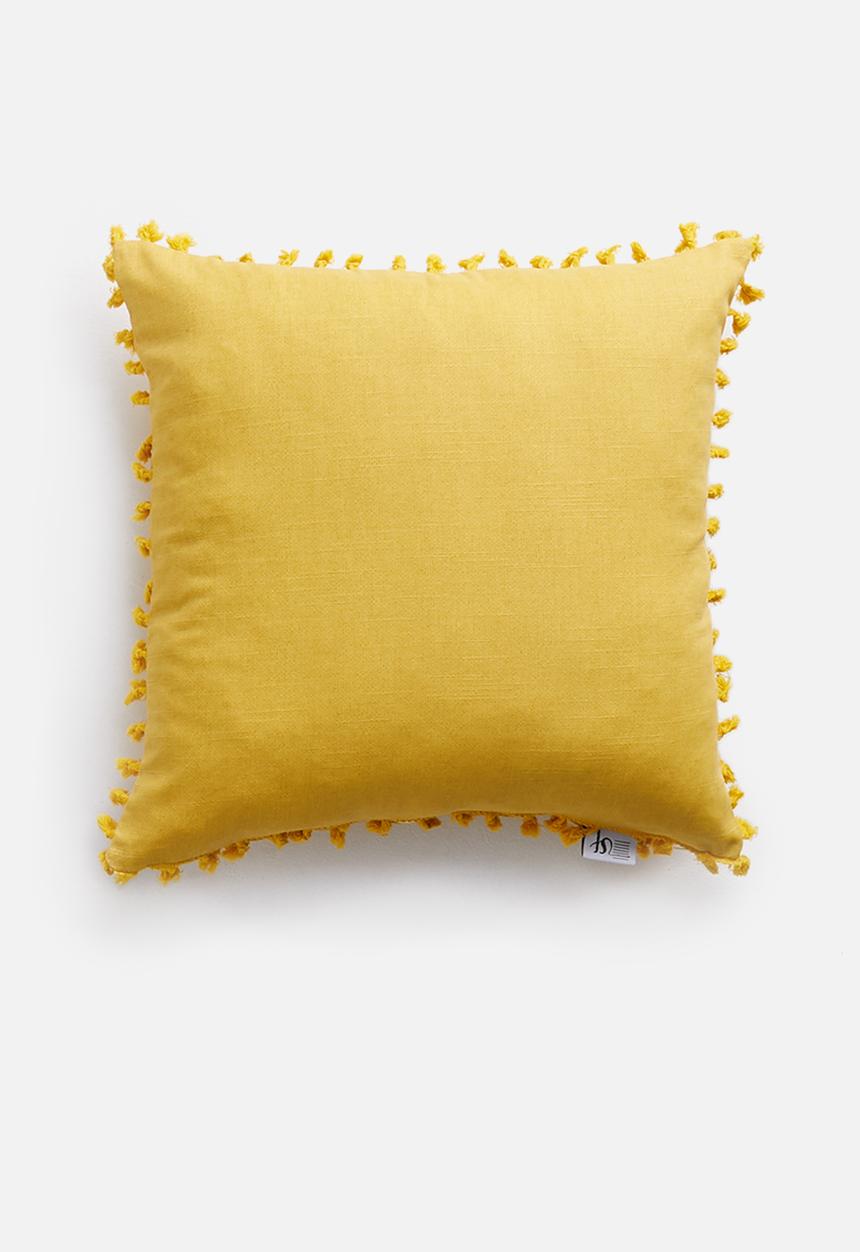 Sixth Floor - Lula cushion cover - spicy mustard
