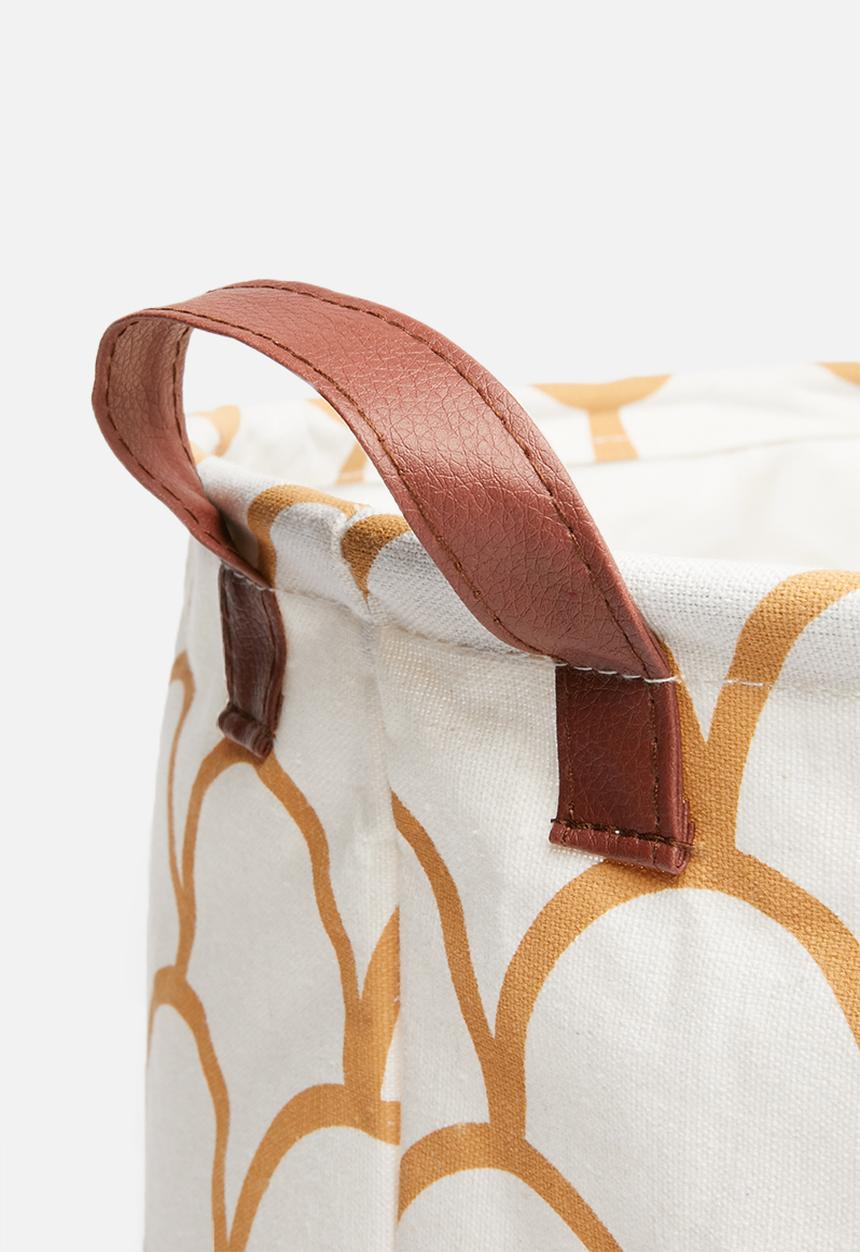 Sixth Floor - Shell laundry basket - yellow