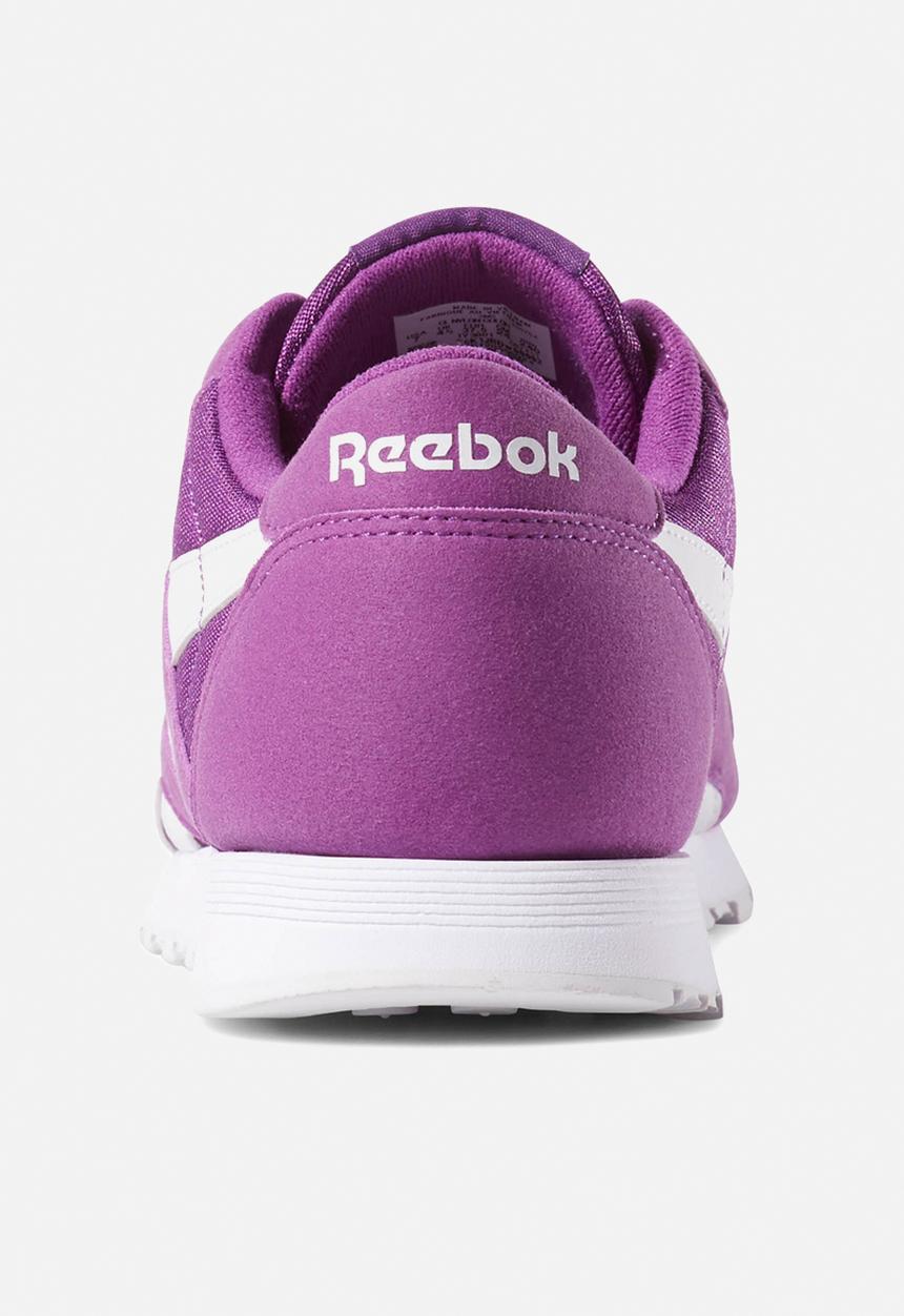 Reebok - Cl nylon colour - colour-aubergine/white
