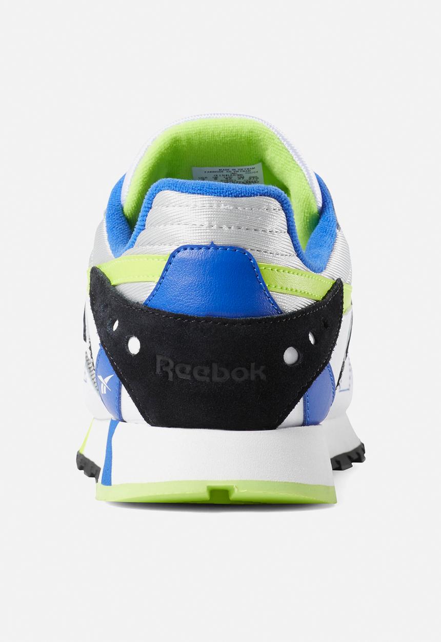 Reebok Classic - Cl lthr ati 90s - white/black/neon lime/crushed cobalt