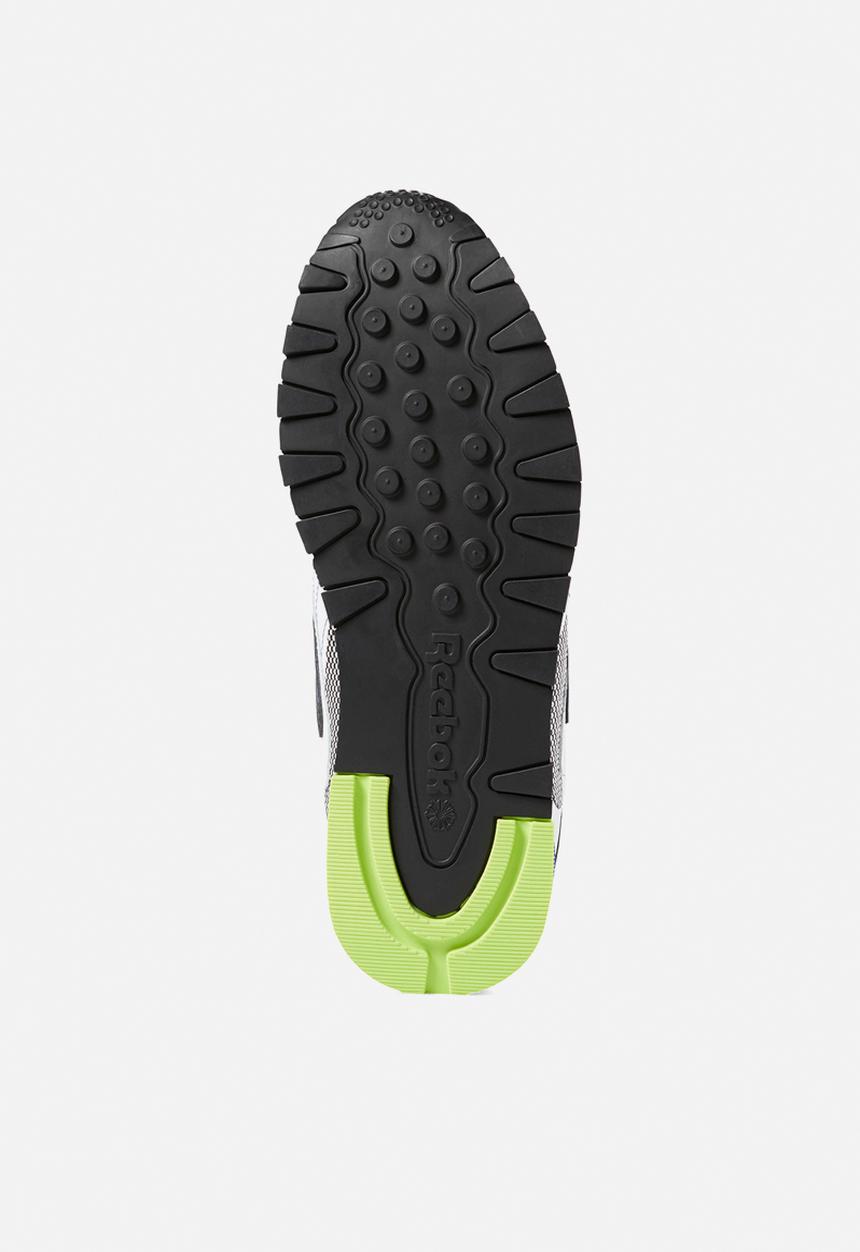 Reebok Classic - Cl lthr ati 90s - white/black/neon lime/crushed cobalt
