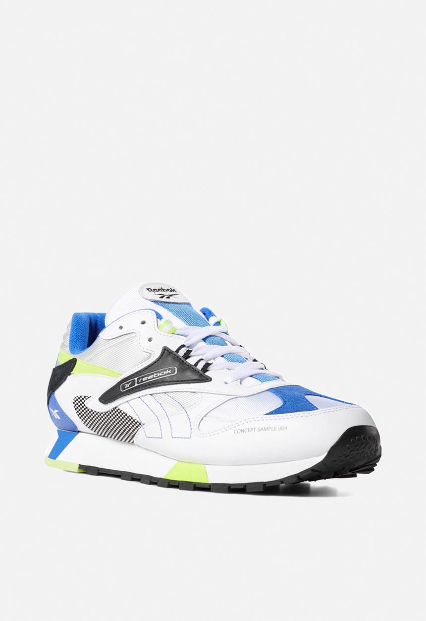Reebok Classic - Cl lthr ati 90s - white/black/neon lime/crushed cobalt