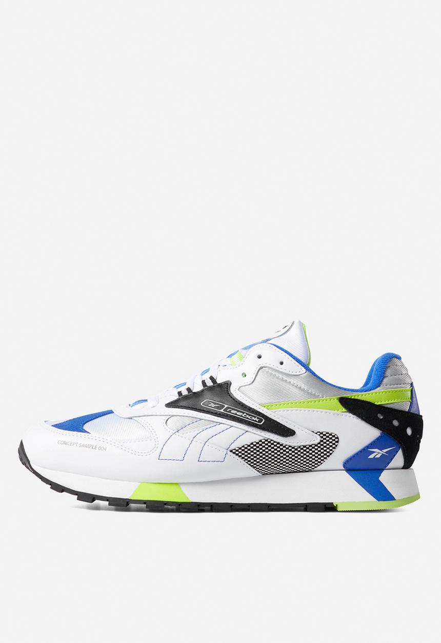 Reebok Classic - Cl lthr ati 90s - white/black/neon lime/crushed cobalt