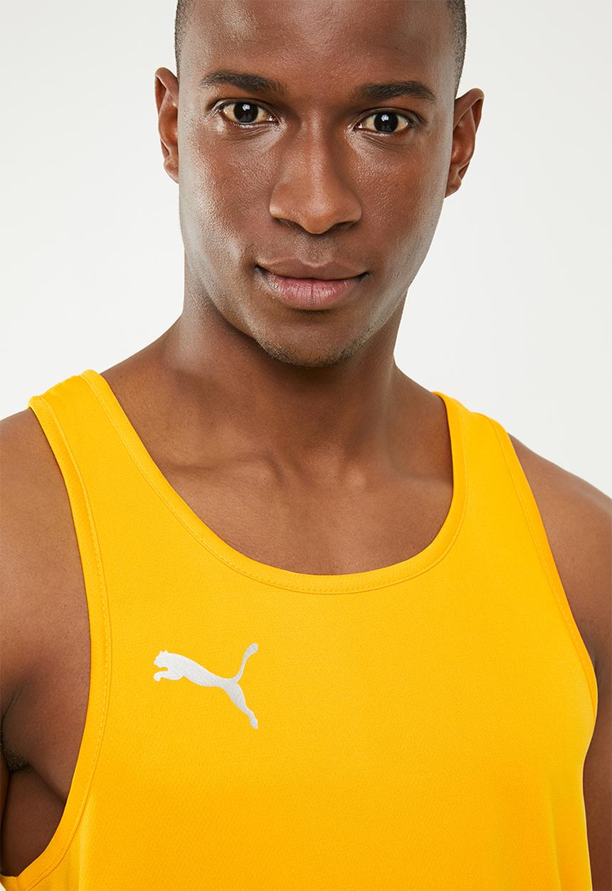 PUMA - Forever faster cotton singlet - yellow