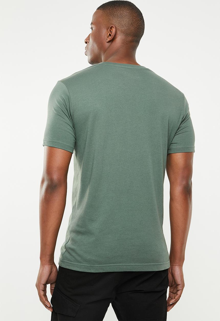 New Balance  - Logo graphic tee - khaki