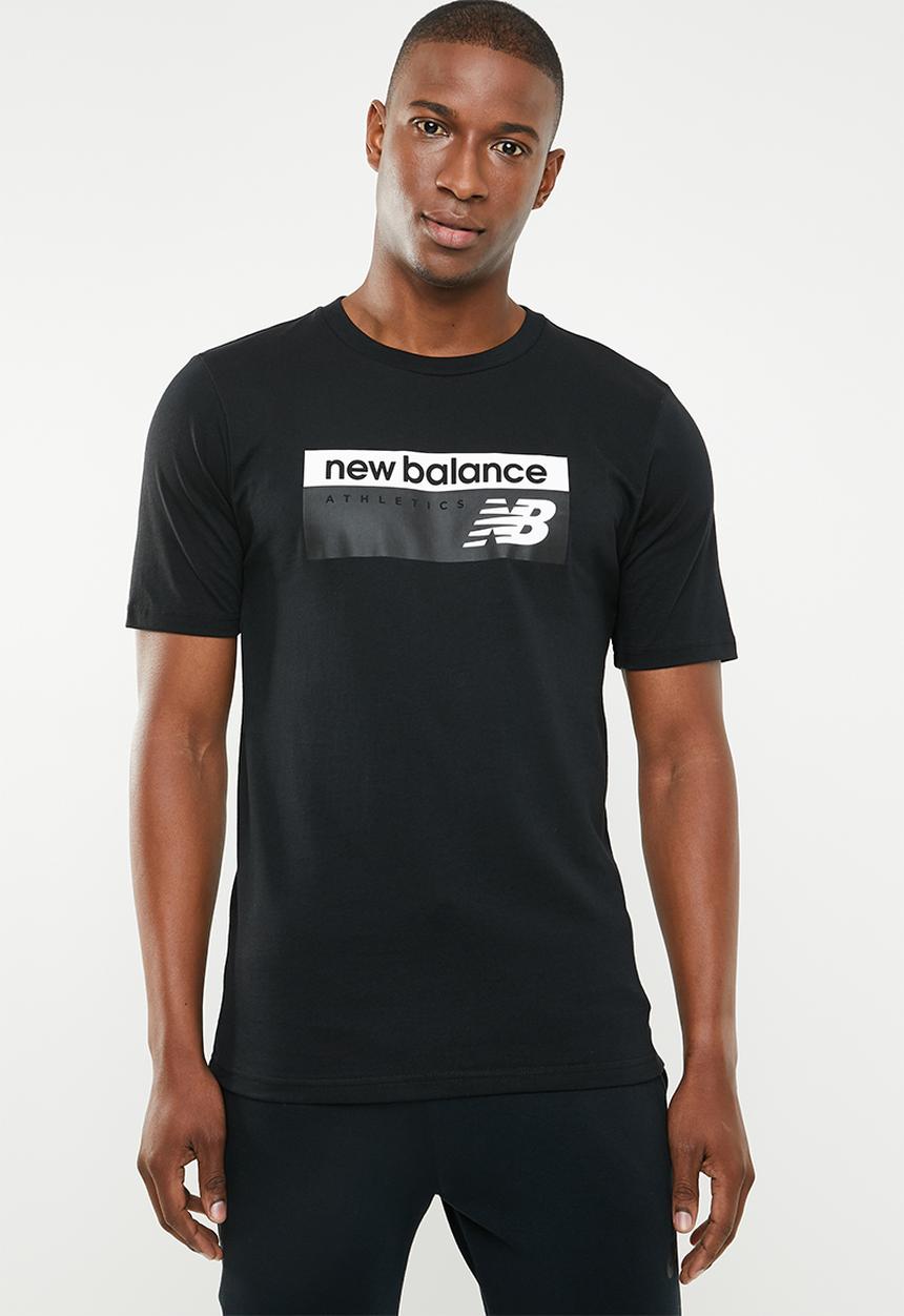 New Balance  - NB athletics banner tee - black